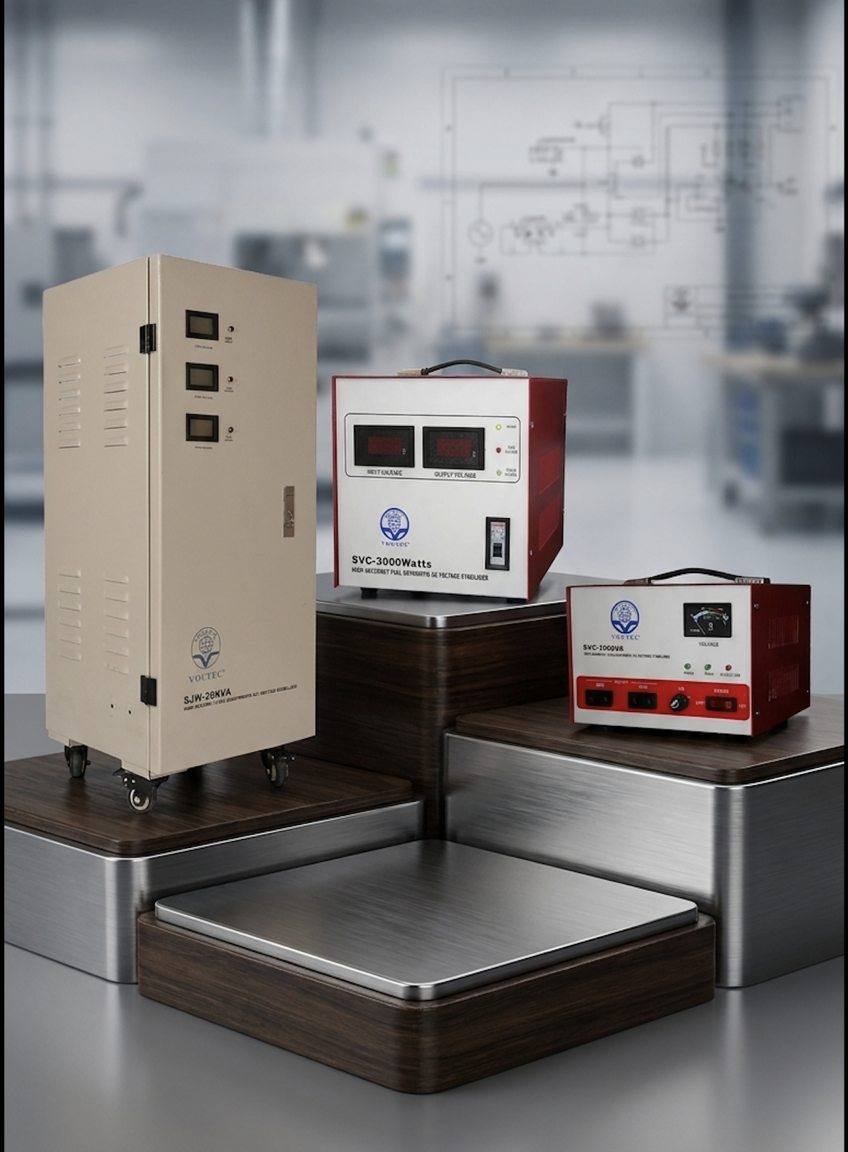 Voltec servo motor (SVC) voltage stabilizer